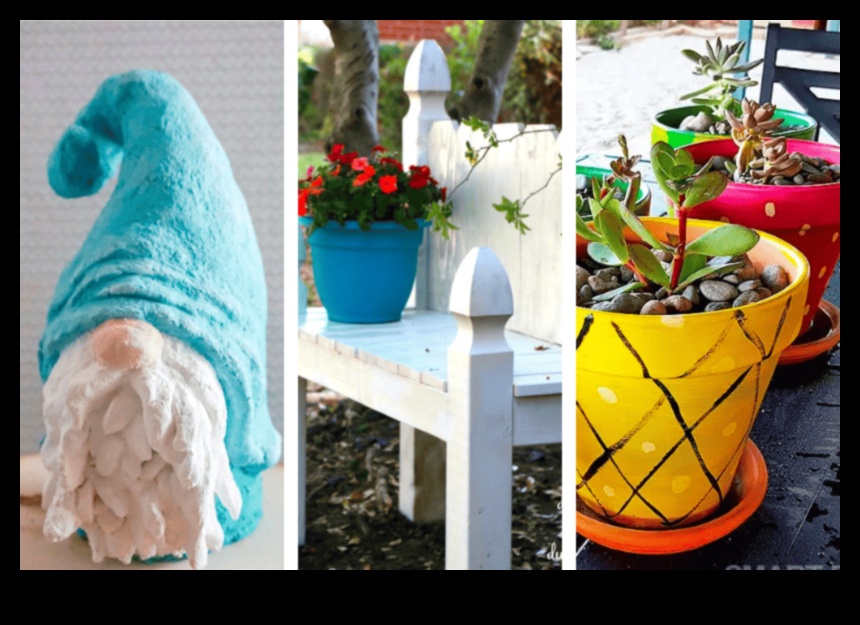 عجائب غريبة الأطوار: قم بتحويل حديقتك بالفن