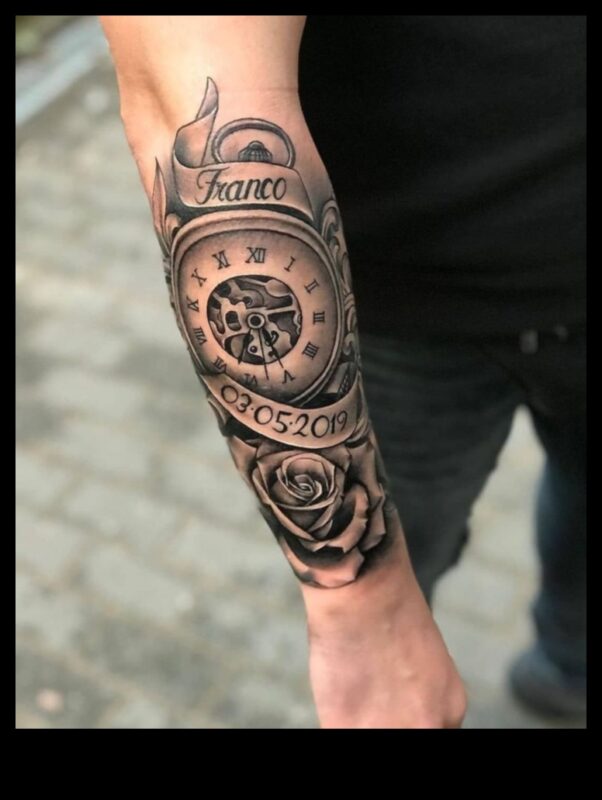 سيمفونية الحبر: الانسجام في تصاميم وشم المعصم الصغيرة