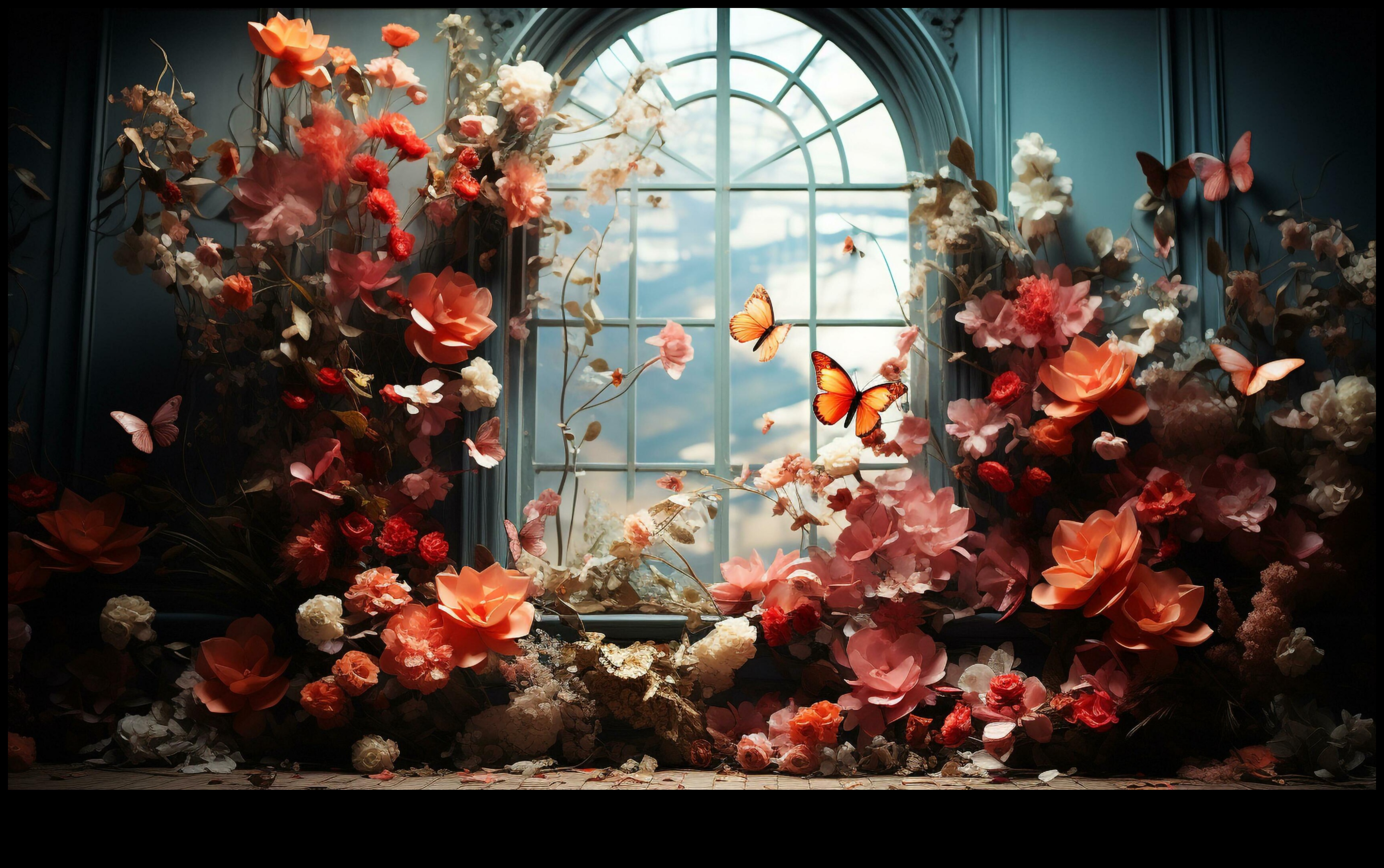 أناقة الزهر: اغرس الفن في ملاذك الخارجي