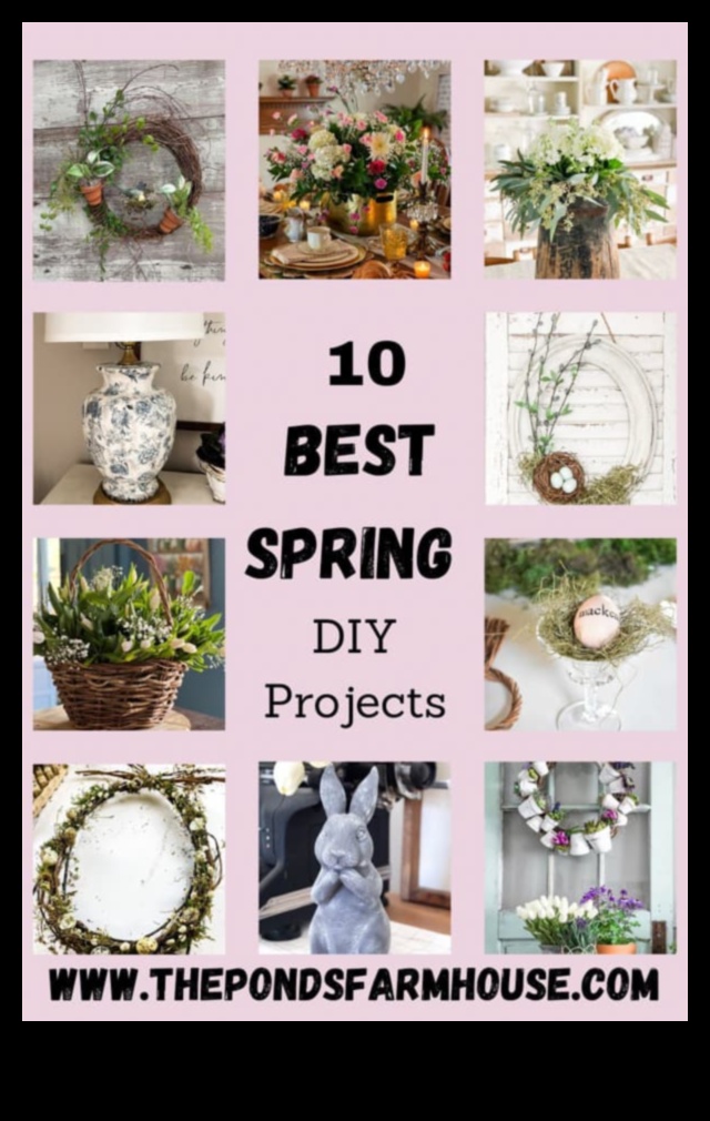 DIY الديكور الخارجي في فصل الربيع: صياغة للمعيشة في الهواء الطلق