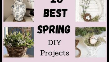 الأزهار والفراشات: الحرف اليدوية للترحيب بالربيع