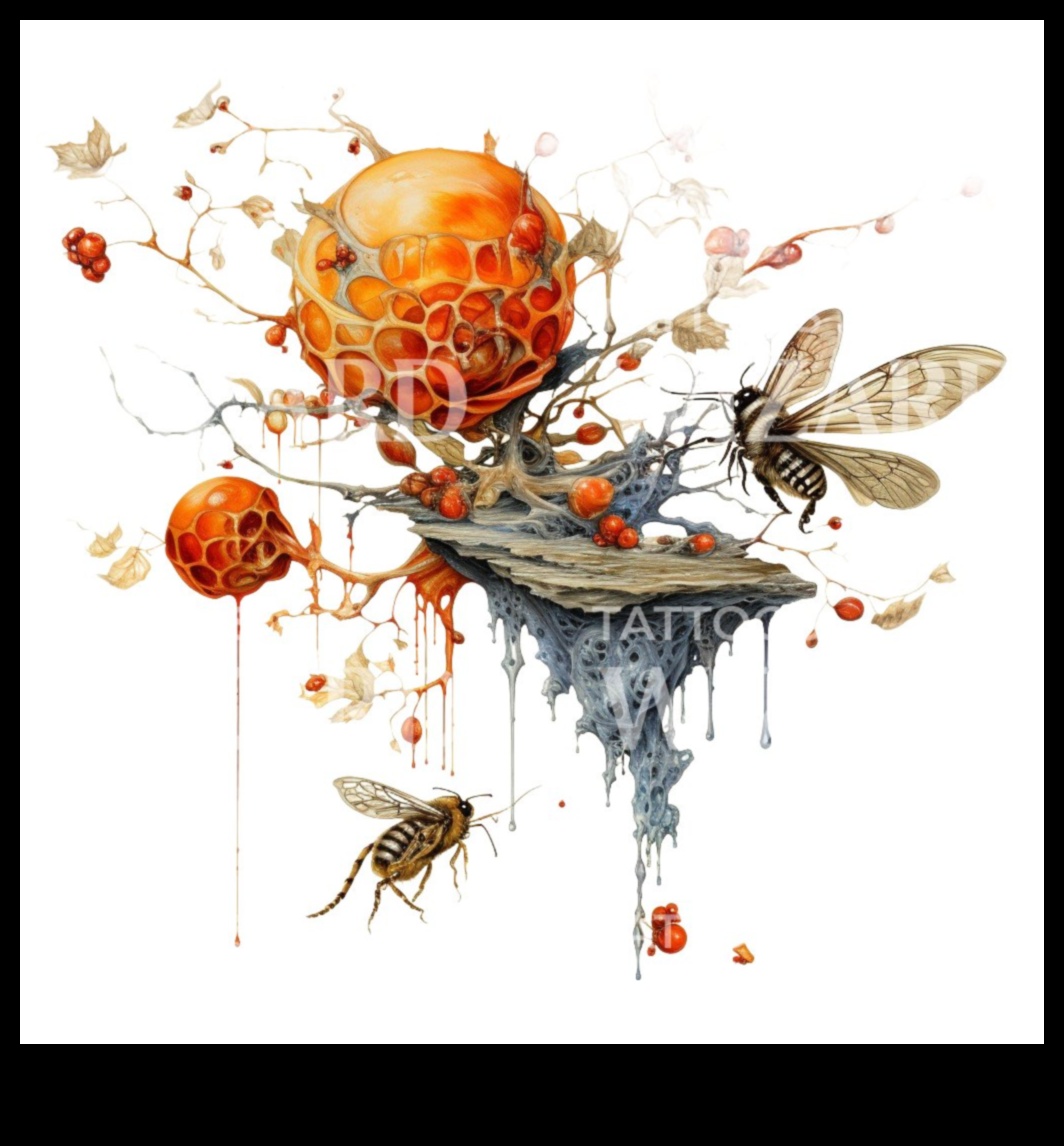 حبر Dreamscape: تصاميم الوشم السريالية والخيالية