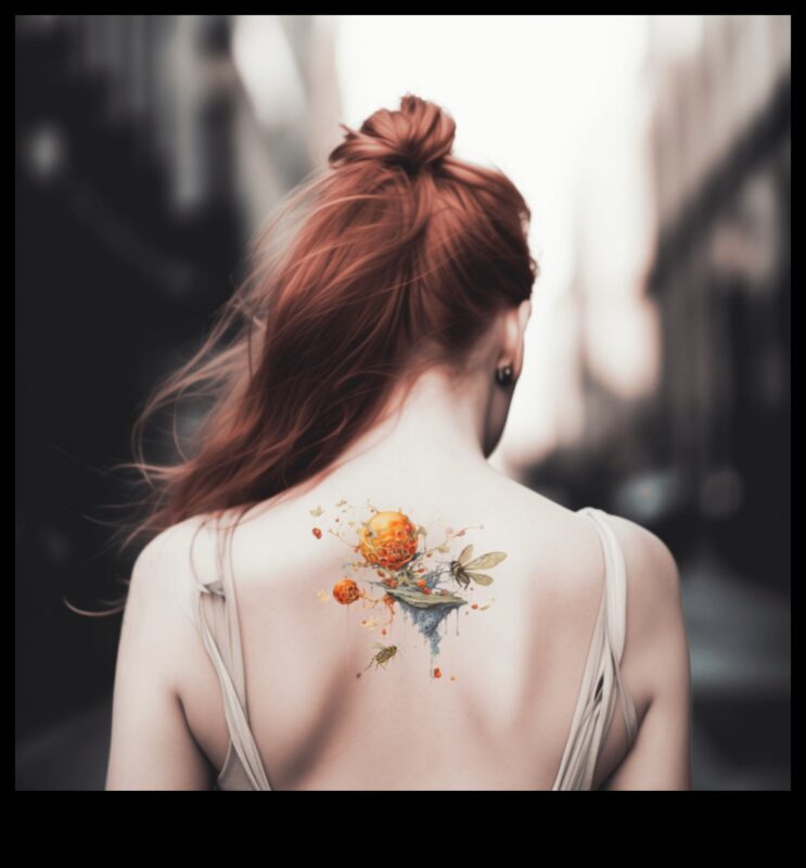 حبر Dreamscape: تصاميم الوشم السريالية والخيالية