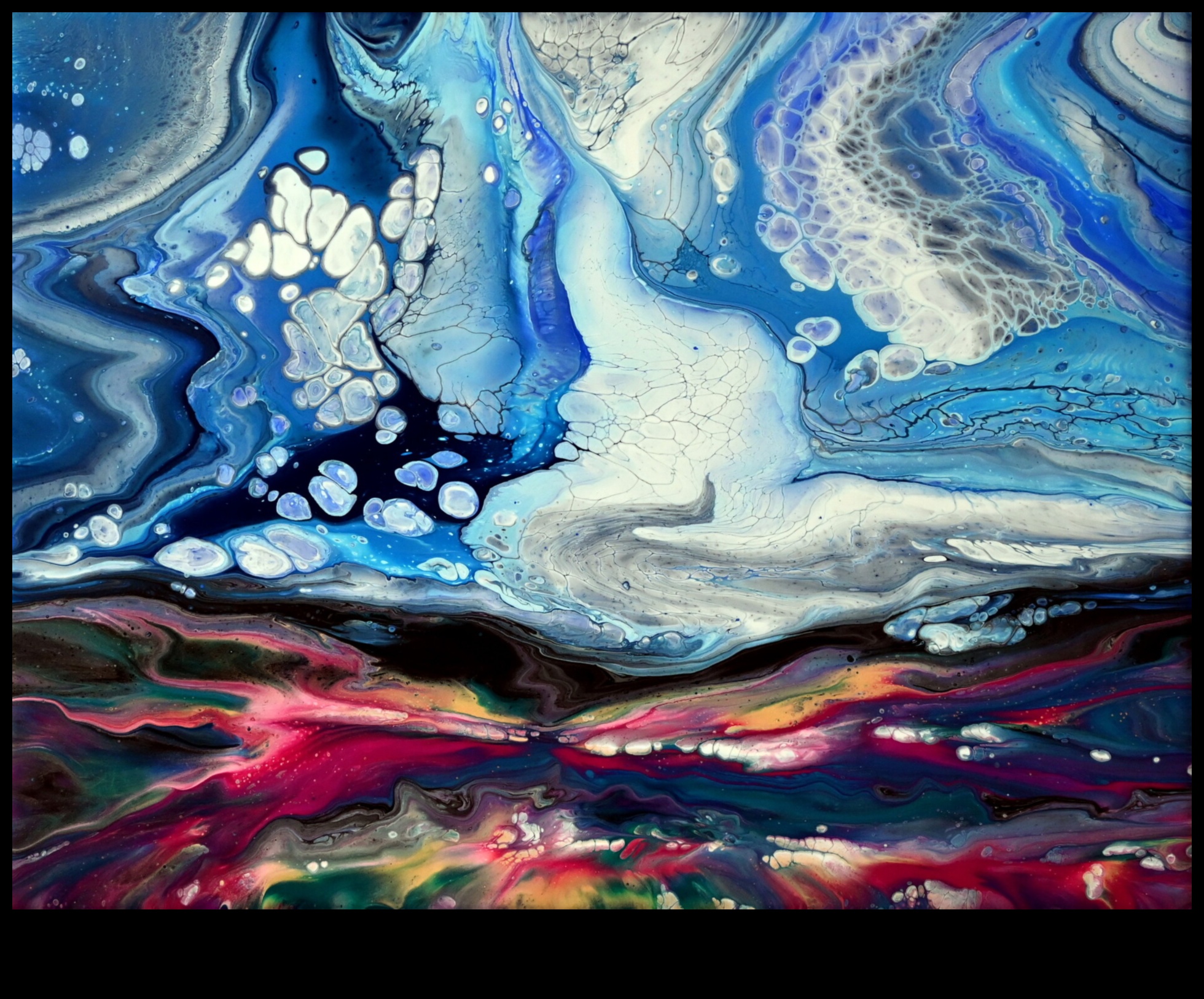 اندماج السوائل: انغمس في جمال فن الألوان المائية