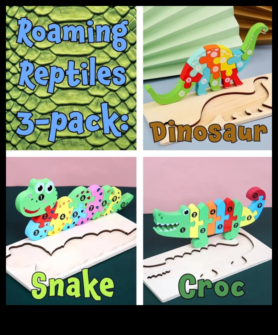 ألغاز الزواحف: تحفيز التحديات للزواحف الغريبة