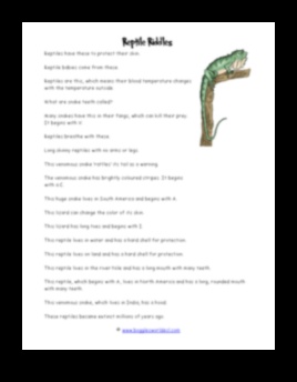 ألغاز الزواحف: تحفيز التحديات للزواحف الغريبة