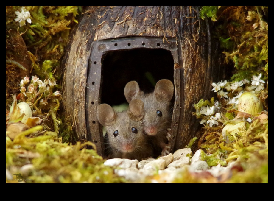 قصر Mousey: منازل متعددة المستويات DIY للقوارض الصغيرة