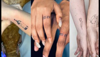 العناق الأبدي: وشم الزوجين للحب مدى الحياة