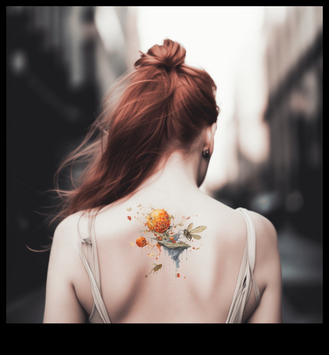 حبر Dreamscape: تصاميم الوشم السريالية والخيالية