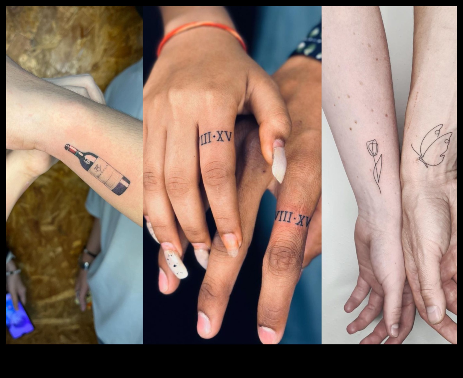 العناق الأبدي: وشم الزوجين للحب مدى الحياة